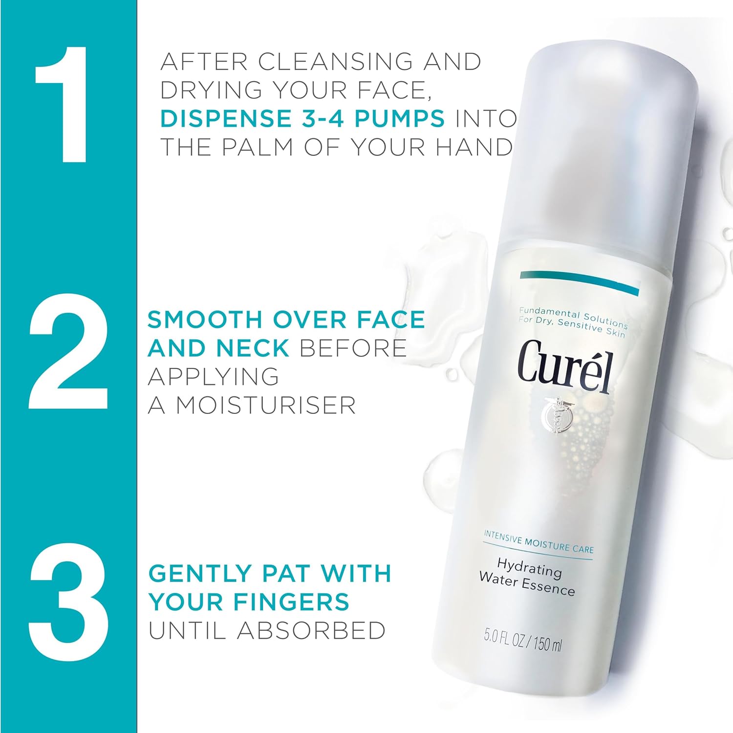 Curel Water Essence and Face Wash : Beauty & Personal Care