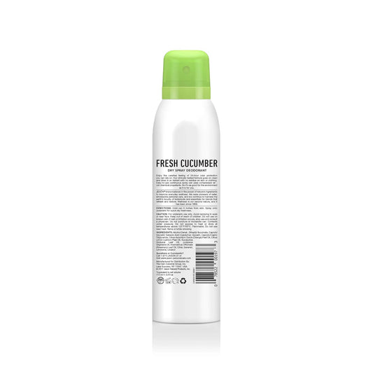 Jason Dry Spray Deodorant, Soothing Fresh Cucumber, 3.2 Oz