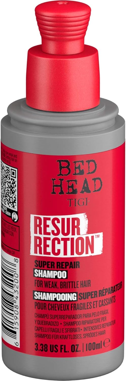Bed Head By Tigi - Resurrection Repair Shampoo - Ideal For Damaged Hair - Travel Size - 100 Ml