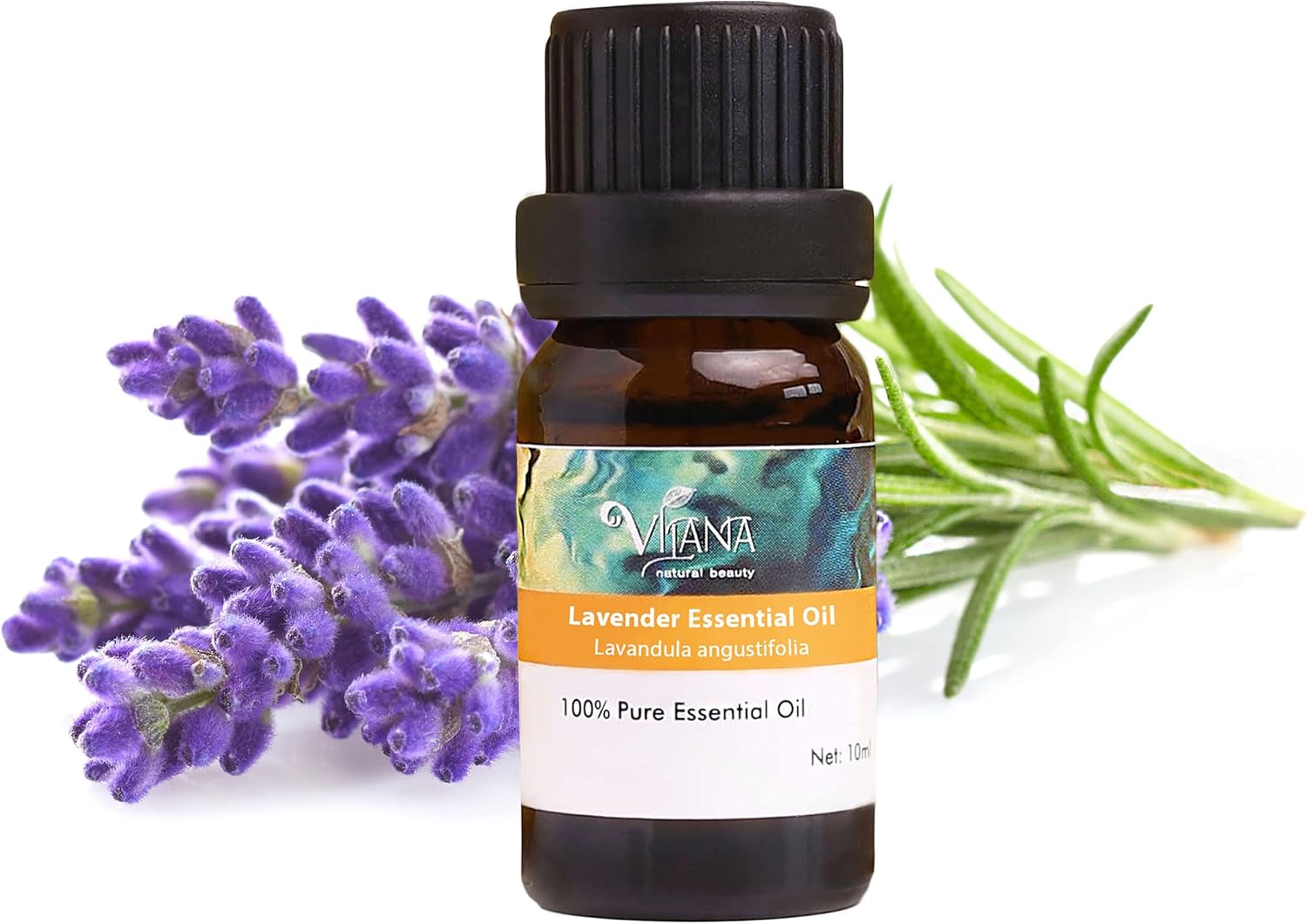 Lavender Essential Oil 10ml by Vilana | 100% Pure Essential Oil for Diffuser | Vegan Aromatherapy Oil with Analgesic and Sedative Properties | Suitable for Inhalations, Bath & Massage