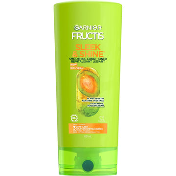 Garnier Fructis Sleek And Shine Conditioner, Frizzy, Dry, Unmanageable Hair, 21 Fl; Oz