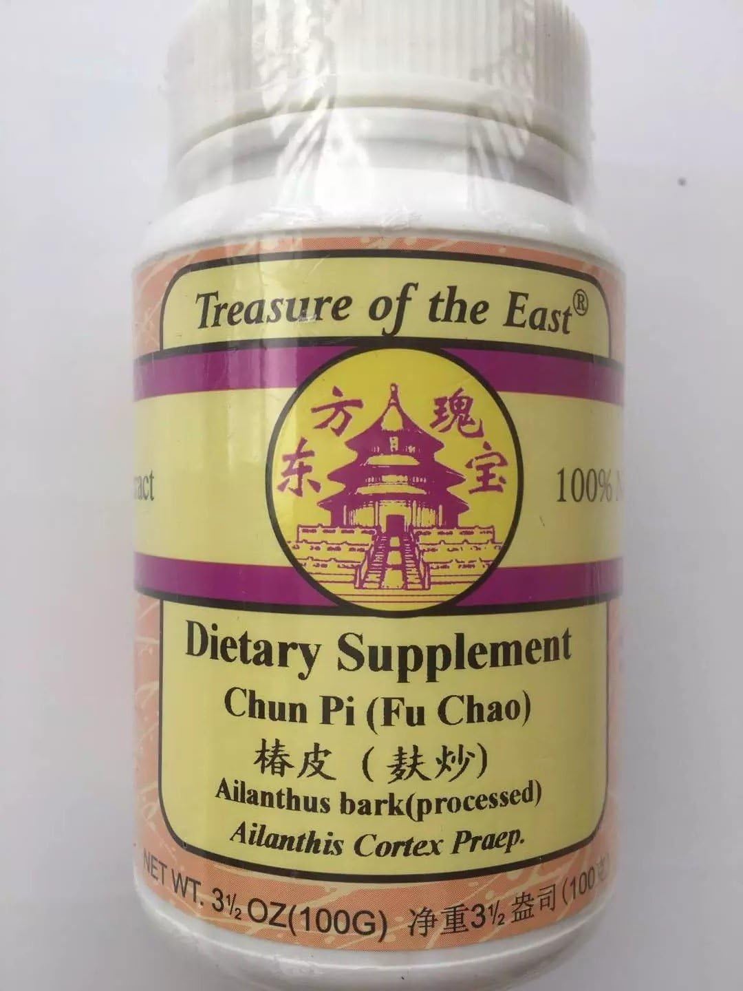 Treasure of The East, Ailanthus Bark - Chun Pi (Fu Chao) (5:1 Concentrated Herbal Extract Granules, 100g) : Health & Household