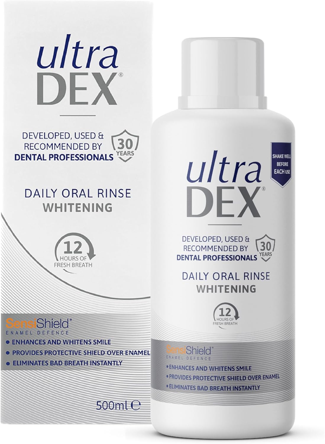 Ultradex Daily Oral Rinse Whitening, 500 Ml & Daily Oral Rinse, Original 500 Ml