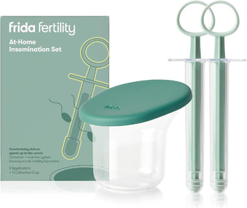 Frida Fertility At-Home Insemination Kit | Insemination Kit For Families, Developed With Fertility Specialists, Designed For Comfort + Minimal Waste, Fsa/Hsa Eligible | 2 Applicators + Collection Cup