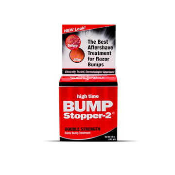 Bump Stopper 2 Double Strength Razor Bump Treatment | Formulated To Relieve Razor Burn | Eliminates Ingrown Hairs | Aftershave For Men - 0.5 Oz