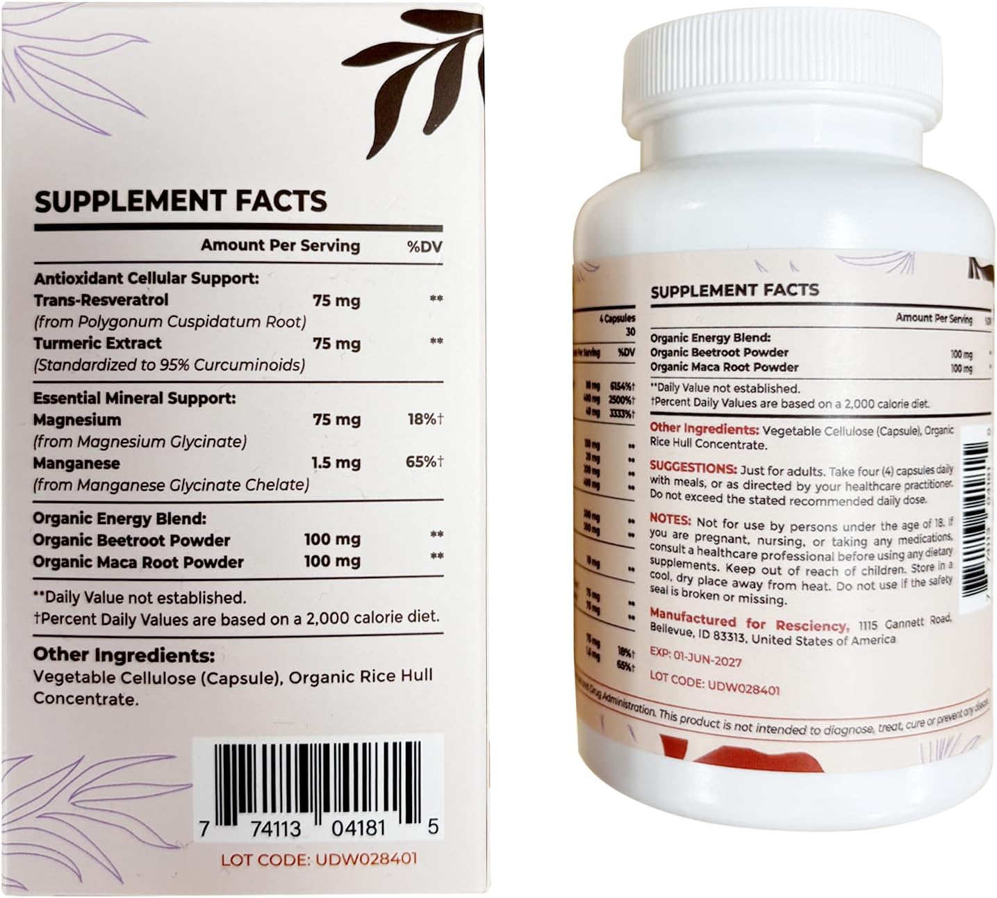 2326 Mg Mitochondrial Supplements With Atp, Vitamins, Coq10 & Pqq, More Effective Than Creatine Hmb & Nitric Oxide, Energy, Endurance, Strength, Recovery & Muscle, Organic, 360 Capsules : Health & Household