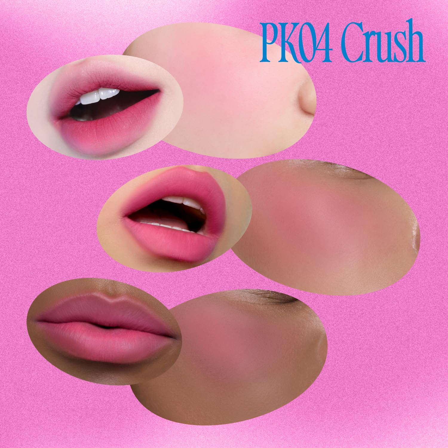 Lip&Cheek Blurry Pudding Pot | Crush | Makeup Blush, Buildable Lightweight, Multi-Use Soft Matte Finish | 5G