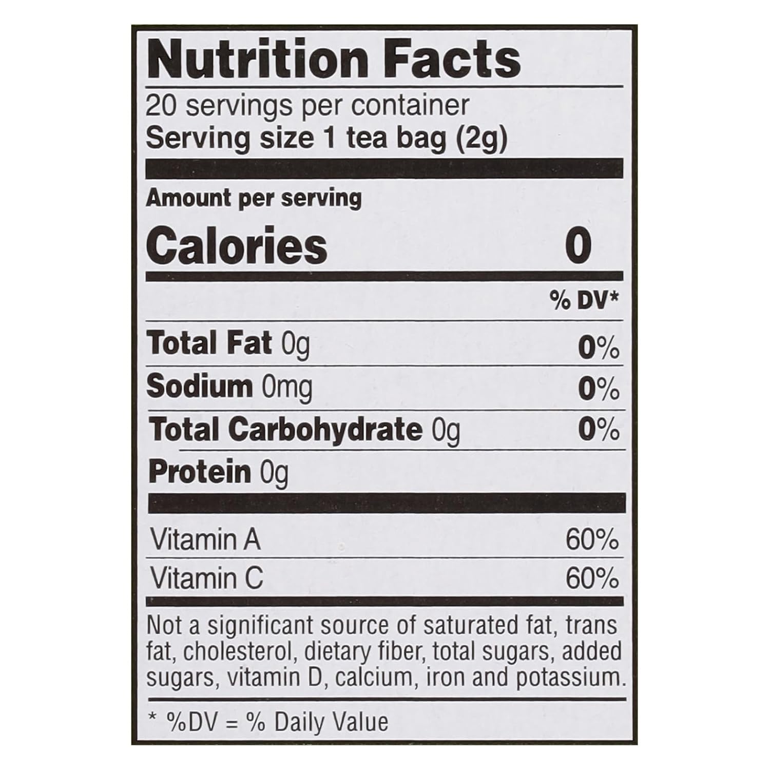 Celestial Seasonings Green Antioxidant Tea, Contains Caffeine, 20 Tea Bags (Pack Of 6)