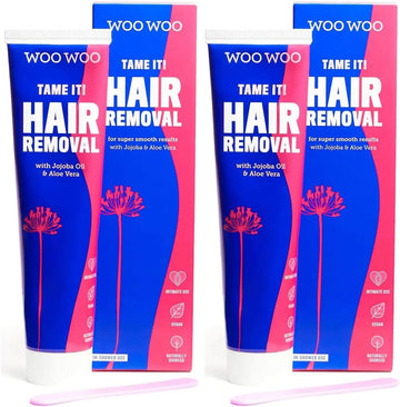 Woowoo Tame It! Vegan Intimate Hair Removal Cream 100 Ml (Pack Of 2)