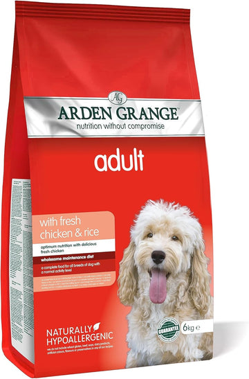 Arden Grange Adult Dry Dog Food Chicken and Rice, 6 kg :Pet Supplies