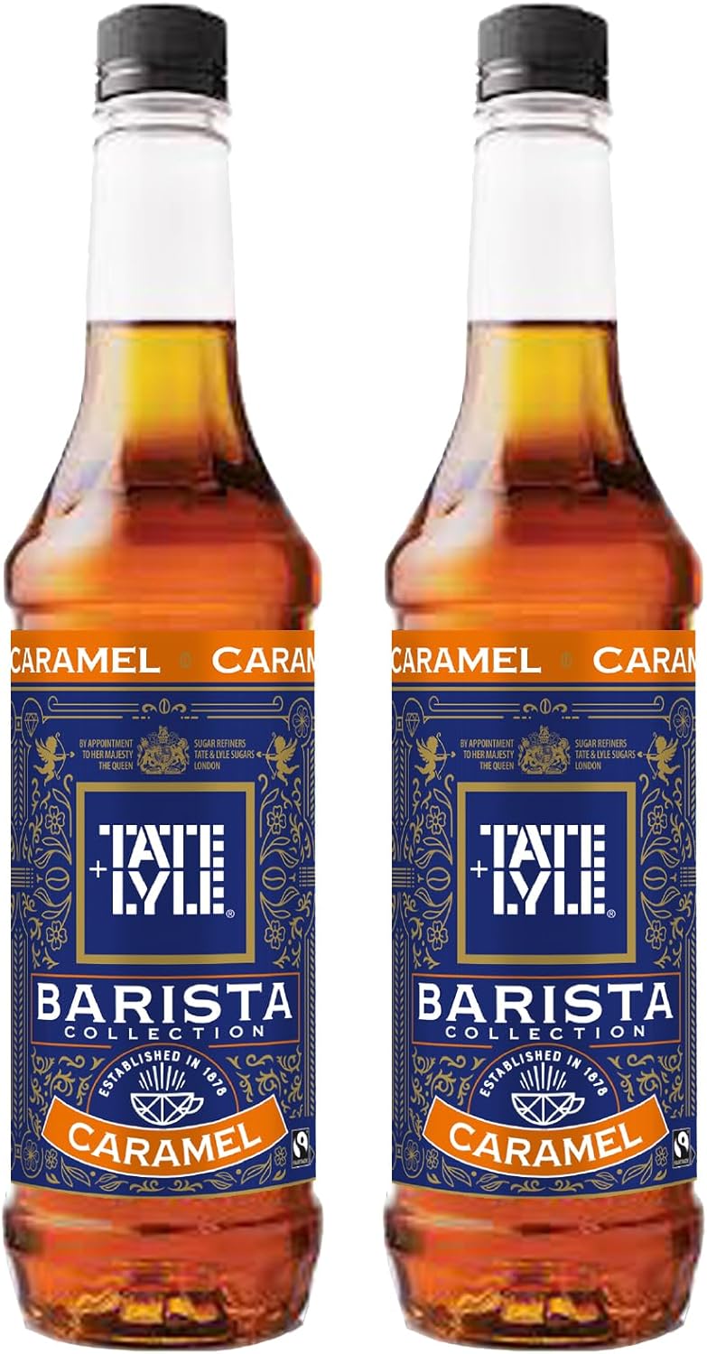 Tate & Lyle Caramel Coffee Syrup 750ml Fairtrade (2 Bottles, No Pump) : Amazon.co.uk: Grocery