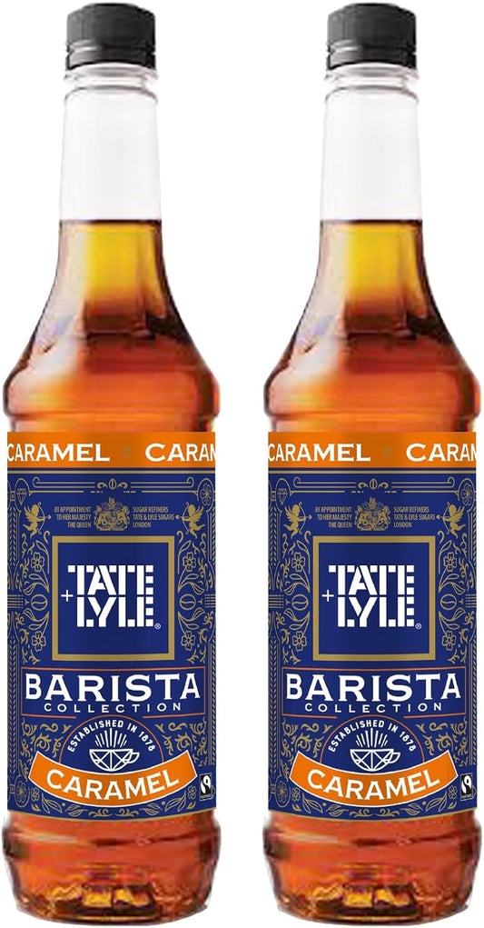 Tate & Lyle Caramel Coffee Syrup 750ml Fairtrade (2 Bottles, No Pump) : Amazon.co.uk: Grocery