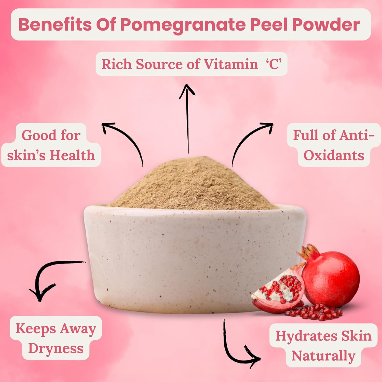 Herbs Botanica Rose Petal Powder Organic For Face Mask Diy Masks Skin Care, Aromatherapy | Natural And Chemical Free No Added Preservatives Or Colors 100G / 3.52 Oz