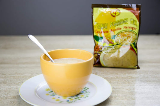 Jamaican Porridge Mix By Creation Foods - Nutritional And Energizing Hot Or Cold Morning Cereal 150-200 Grams (Peanut Porridge Mix, 200 Grams)
