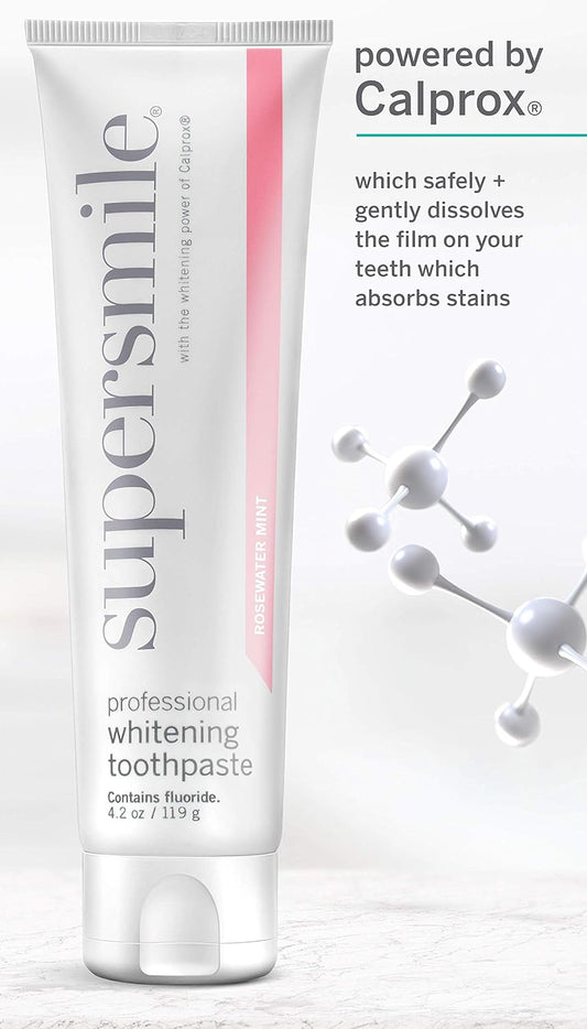 Supersmile Professional Whitening Toothpaste with Fluoride - Powerful Whitening without Sensitivity