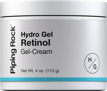 Piping Rock Retinol Cream for Face 4 oz | Hydro Gel Moisturizer | Skincare