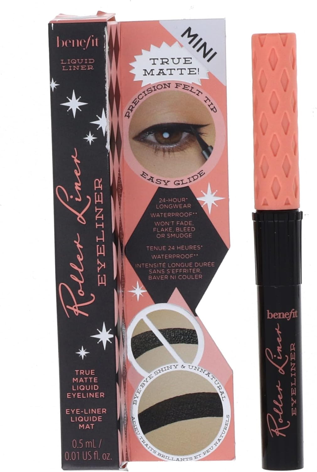 Benefit Roller Liner True Matte Mini, 1 ml (Pack of 1)