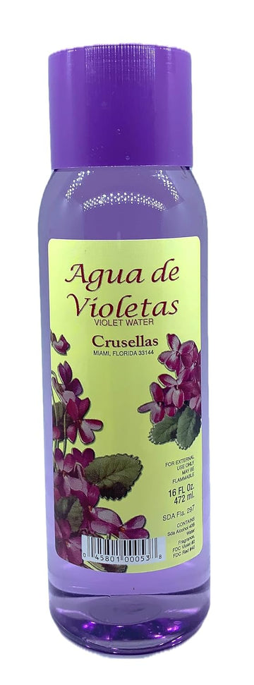 Crusellas Agua De Violetas (Violet Water) Splash Cologne 16 Fl. Oz. : Beauty & Personal Care