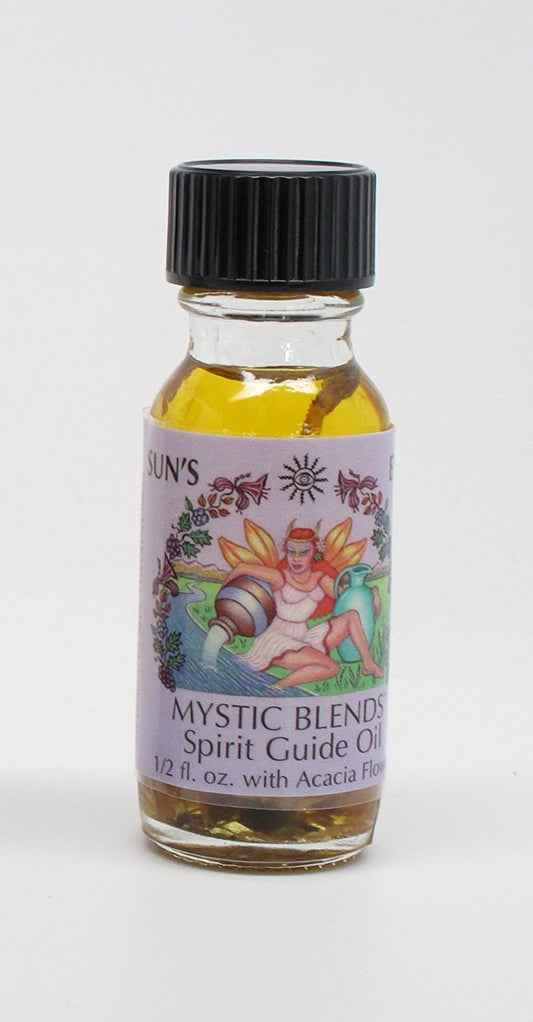 Dpnamron Spirit Guide - Sun'S Eye Mystic Blends Oils - 1/2 Ounce Bottle : Health & Household