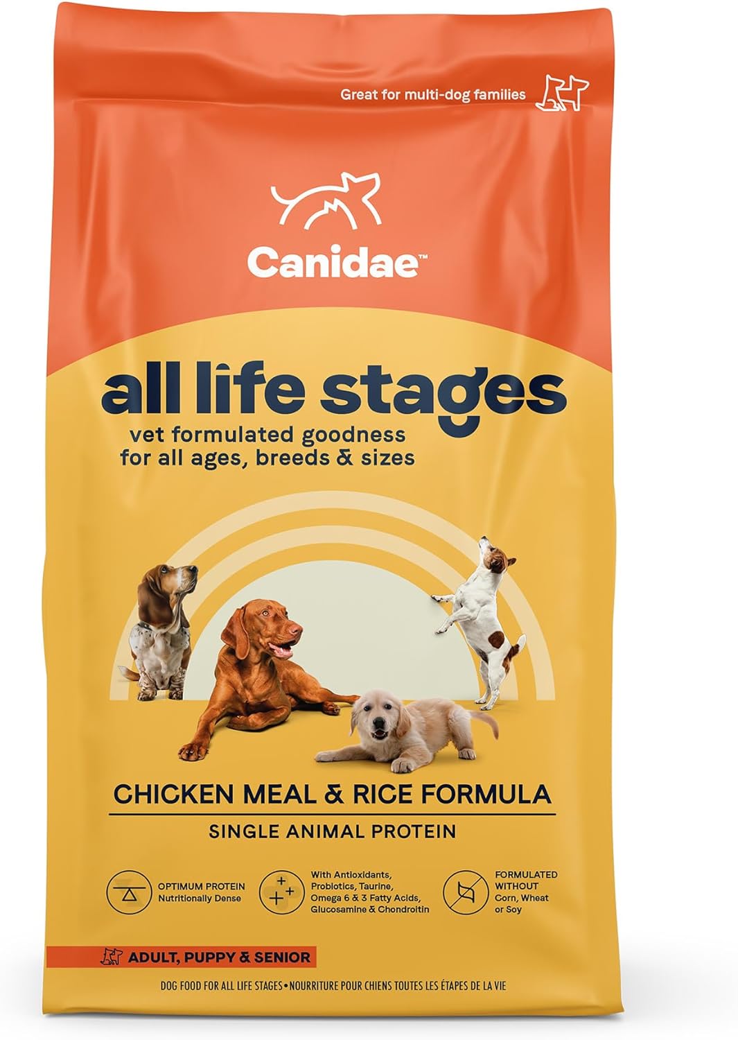 Canidae All Life Stages Chicken Meal & Rice Formula Dog Dry 15 Lb