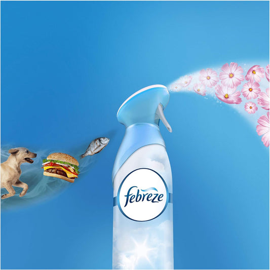 Febreze Air Freshener Spray Spring Awakening 300 ML, With 2 x Longer Lasting Scent It Eliminates Odours And Leaves A Beautiful Light Fresh Scent 6 x 300 ml