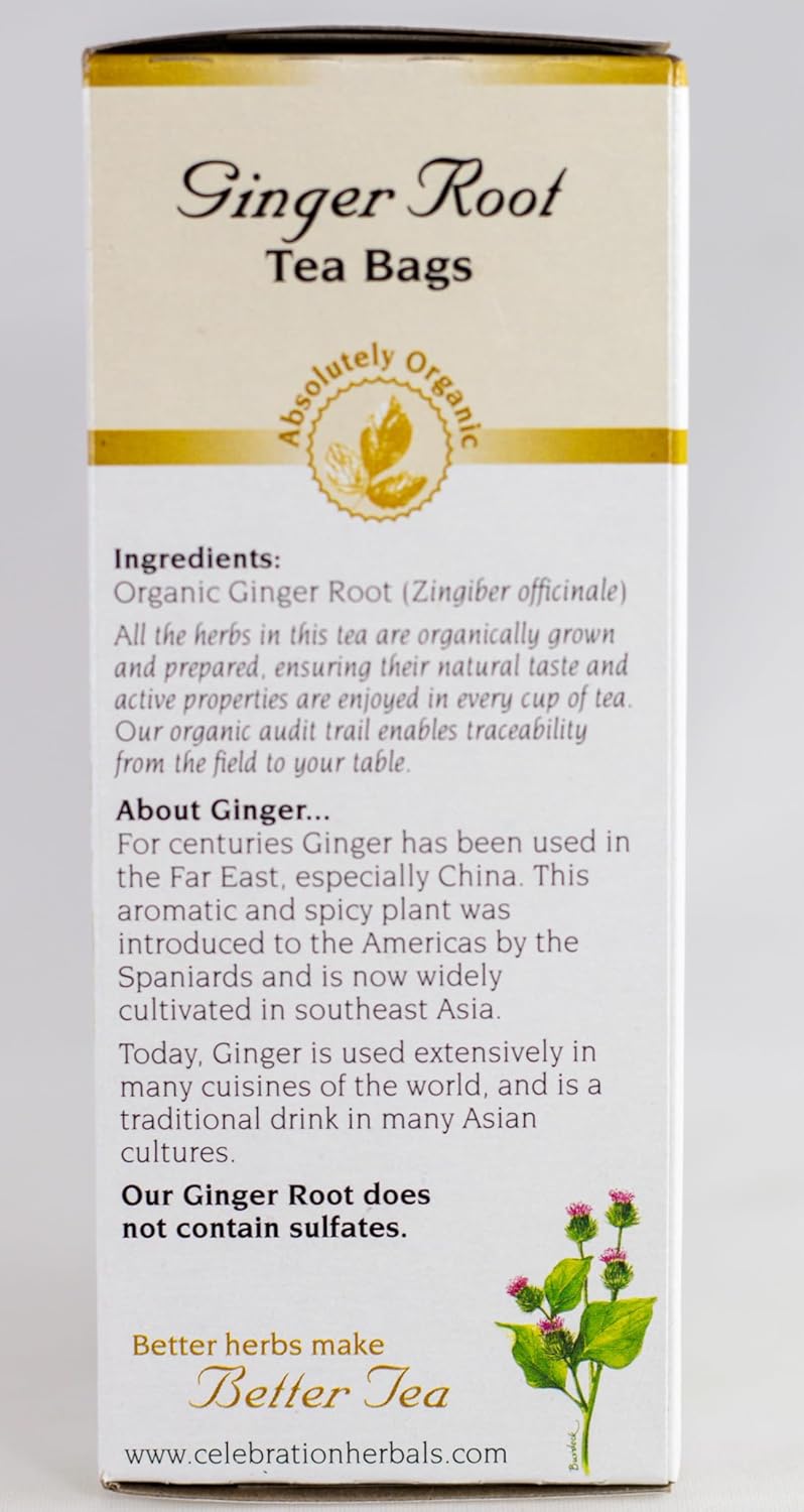 Celebration Herbals Organic Elderberries Tea Bags 24 Count : Grocery & Gourmet Food