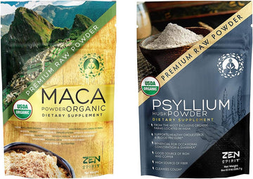 Maca & Psyllium Powder - USDA & Vegan Certified