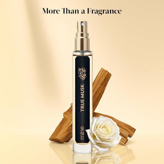 Mine Musk Perfume For Women, Cologne Spray With Notes Of White Musk, Sandalwood, Rose & Orange - Women'S Fragrance, Long Lasting, Travel Size Eau De Perfume For Women (9.5 Ml)