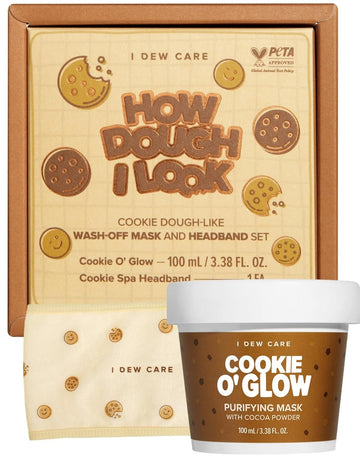 I Dew Care Wash Off Face Mask Set - Scoop Party | Hyaluronic Acid Skincare Essentials, Moisturizing, Hydrating, Soothing, Exfoliating, Deep Cleansing Pore Refining