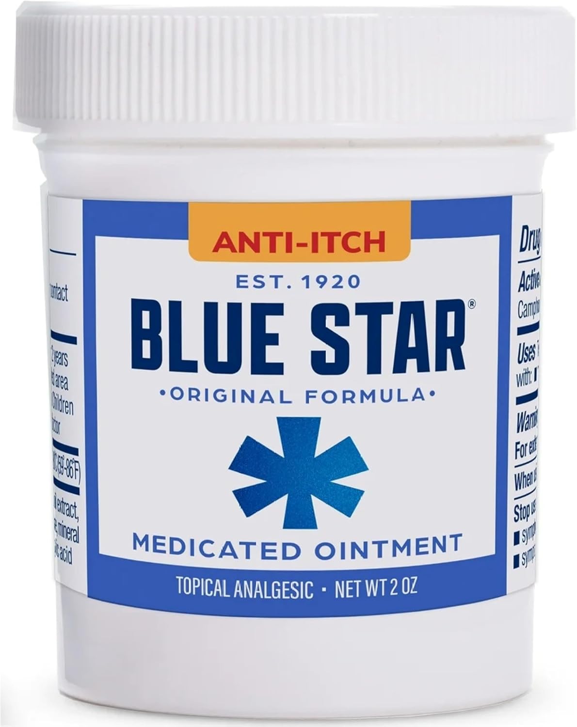 Blue Star Anti-Itch Medicated Ointment 2 Oz (Packof 4) Vjc#Re : Health & Household