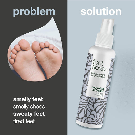 Foot Spray 150Ml For Sweaty Feet - Antitranspirant Care For Smelly Feet And Against Nail Fungus & Athletes Foot - Can Also Be Used As Foot Spray
