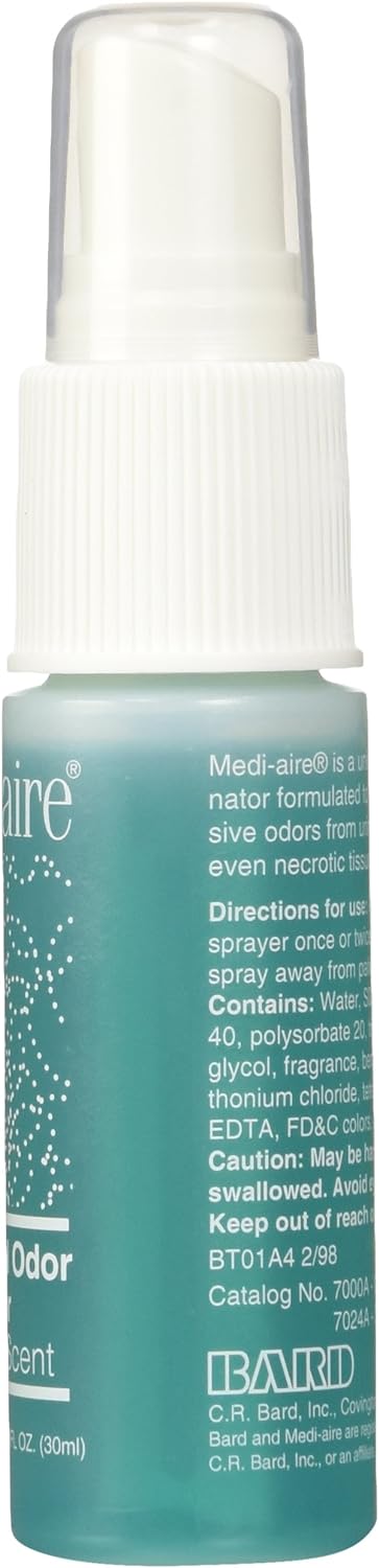 Bard Medi-aire Biological Odor Eliminator - 1 oz Spray Bottle, Green
