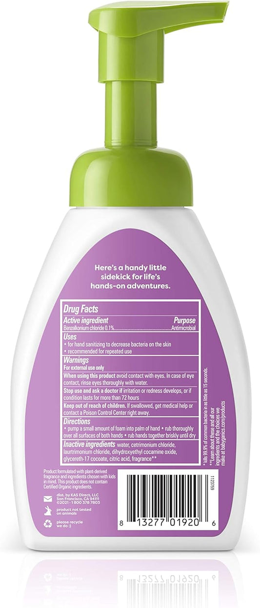 Babyganics Foaming Pump Hand Sanitizer, Alcohol Free, Berry Berry, Kills 99.9% Of Common Bacteria, Moisturizing, 8.45 Fl Oz (Pack Of 3)