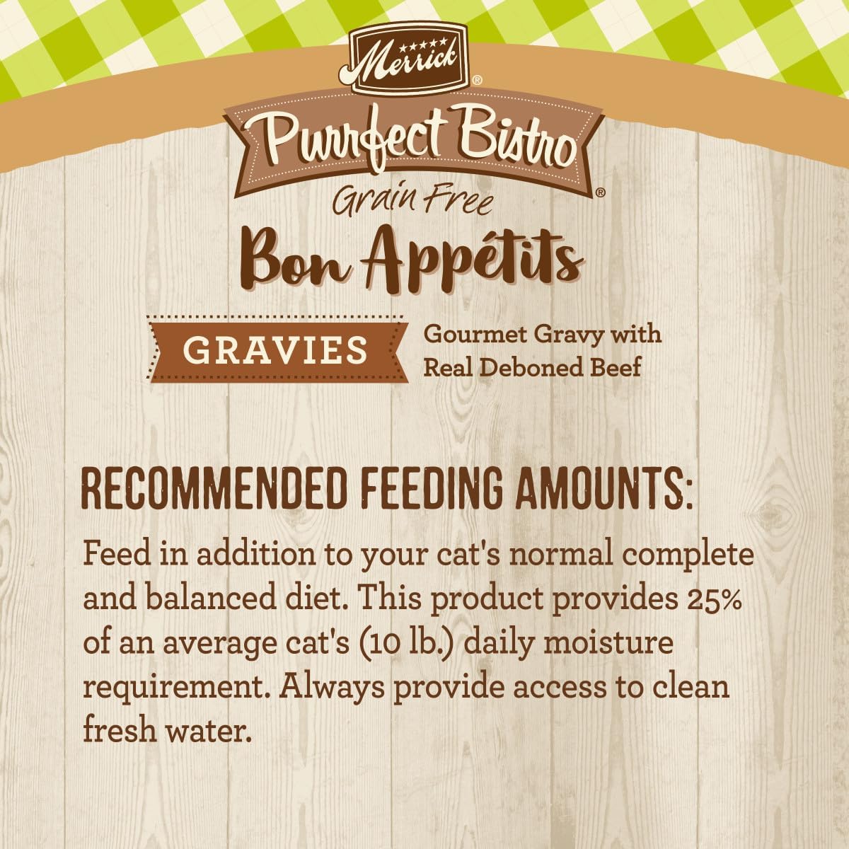 Merrick Purrfect Bistro Bon Appetits Premium Grain Free Wet Cat Food Topper, Turkey Recipe Chunks in Gravy - (Pack of 24) 3 oz. Pouches : Grocery & Gourmet Food