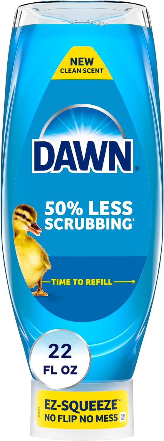 Dawn EZ-Squeeze Ultra Dish Soap Dishwashing Liquid, Original, 22 fl oz