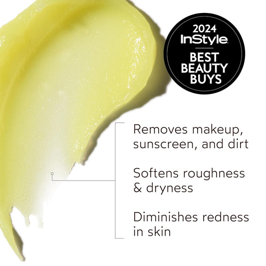 True Botanicals Ginger Turmeric Cleansing Balm | Removes Makeup, Sunscreen & Dirt - Not Moisture | Dermatologist Tested, All Natural, Vegan, Clinically Proven | 3.4 Fl Oz | 100 Ml