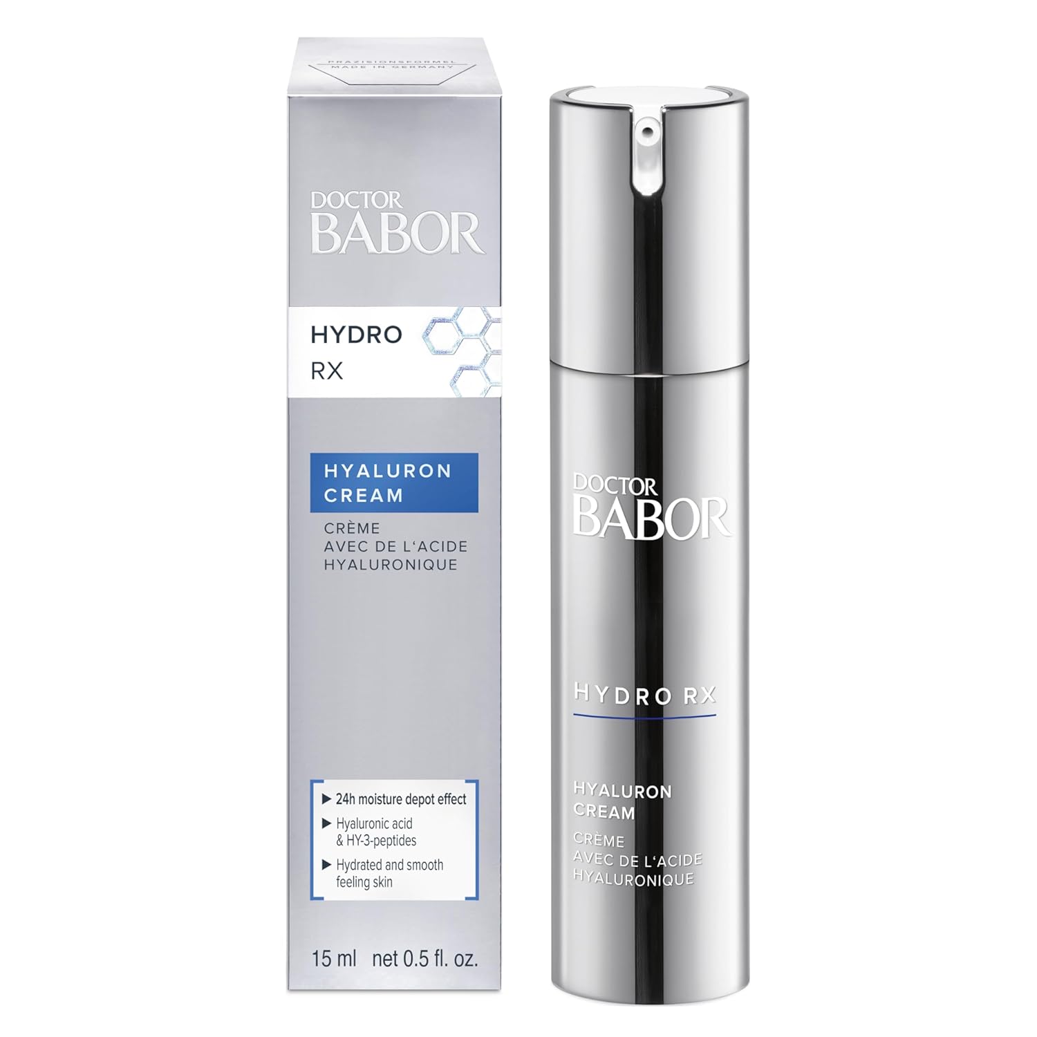 Babor Doctor Hydrorx Hyaluron Cream, Lightweight Hyaluronic Acid Face Moisturizer For Dry Skin, Prevents Moisture Loss And Reduces Dryness Lines, Fragrance Free