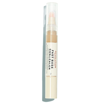 Makeup Revolution, Fast Base Makeup Concealer C5, Full Coverage Concealer, Concealer Stick, Face And Under Eye Concealer That Conceals And Corrects