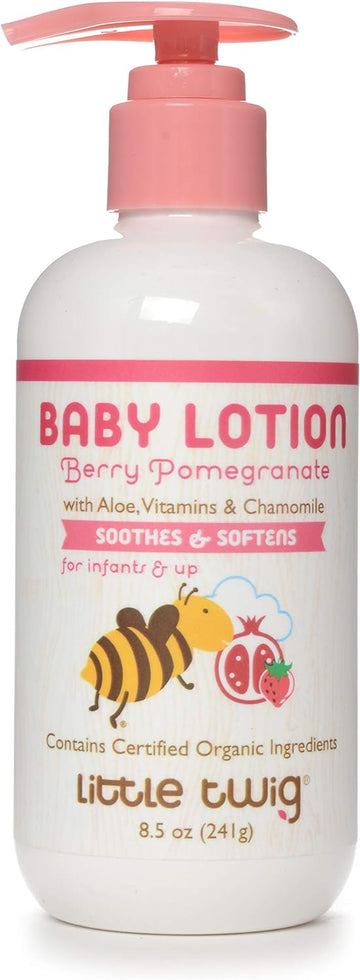 Little Twig Baby Lotion, Natural Plant Derived Formula, Berry Pomegrante, 8.5 fl oz