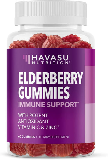 Sambucus Black Elderberry Capsules - Immune Support Supplement For Adults - 400Mg Of Extract Per Serving For Overall Wellness - Vegetarian-Friendly, Non-Gmo, Unflavored - 60 Count, 2 Month Supply