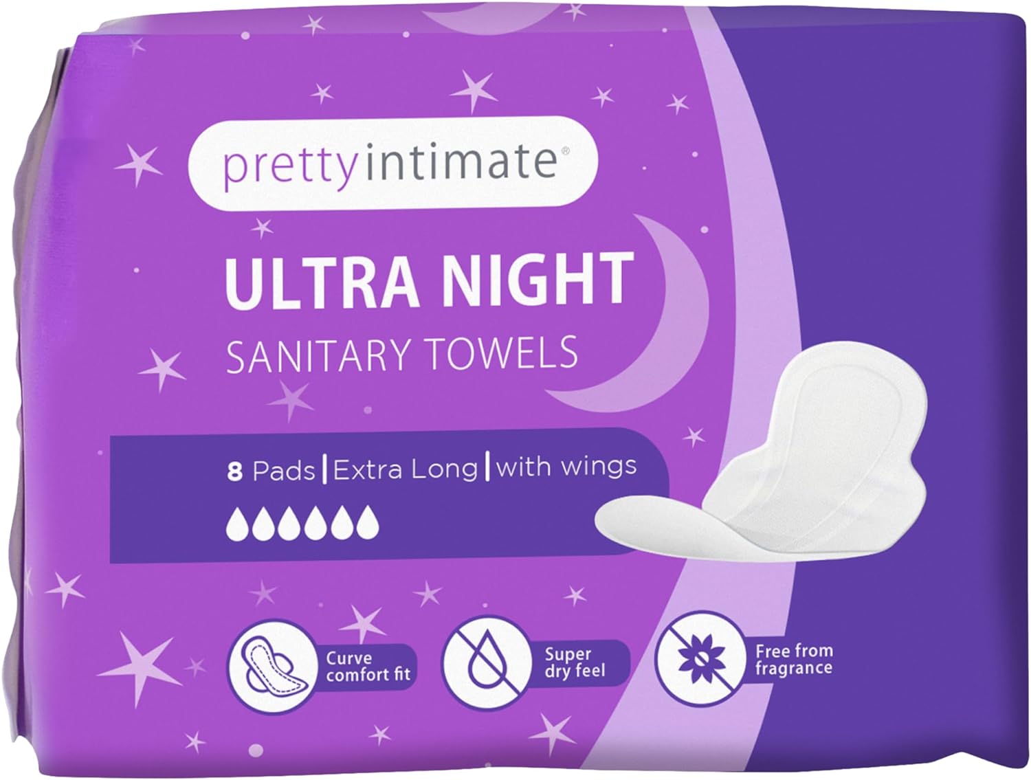 Pretty Intimate 8 Sani Militar Towels – Night : Health & Household