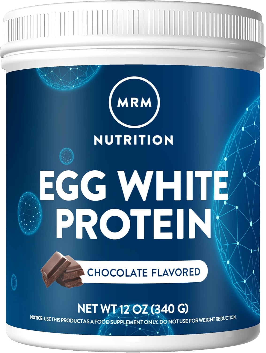 Mrm Nutrition Egg White Protein | Vanilla Flavored | 23G Fat-Free Protein | With Digestive Enzymes | Highest Biological Value | Clinically Tested | 20 Servings