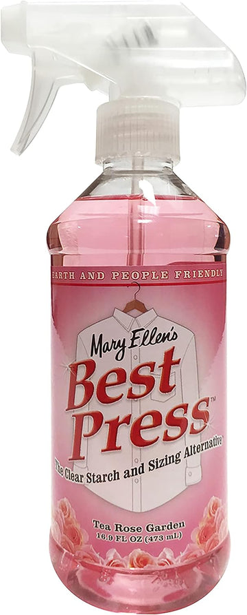 Mary Ellen's Best Press Clear Starch Alternative 16.9 Ounces-Tea Rose Garden