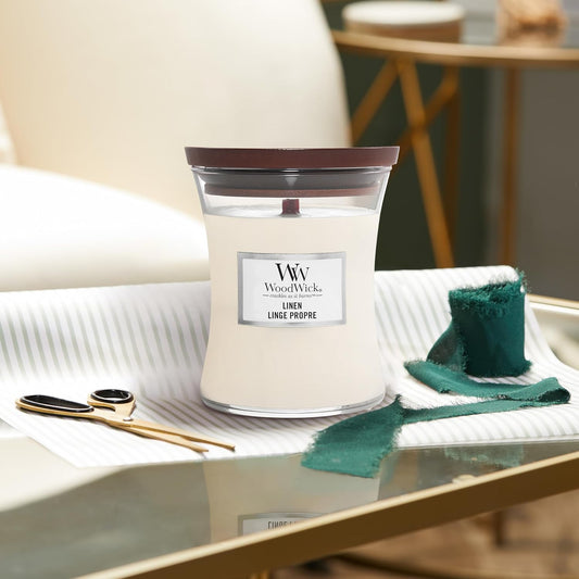 Woodwick Ellipse Scented Candle | Spiced Blackberry | With Crackling Wick | Burn Time: Up To 50 Hours