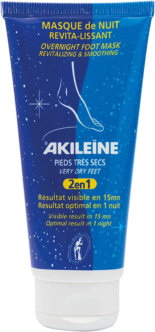 Akileïne Overnight Foot Mask Revitalizing and Smoothing 100ml