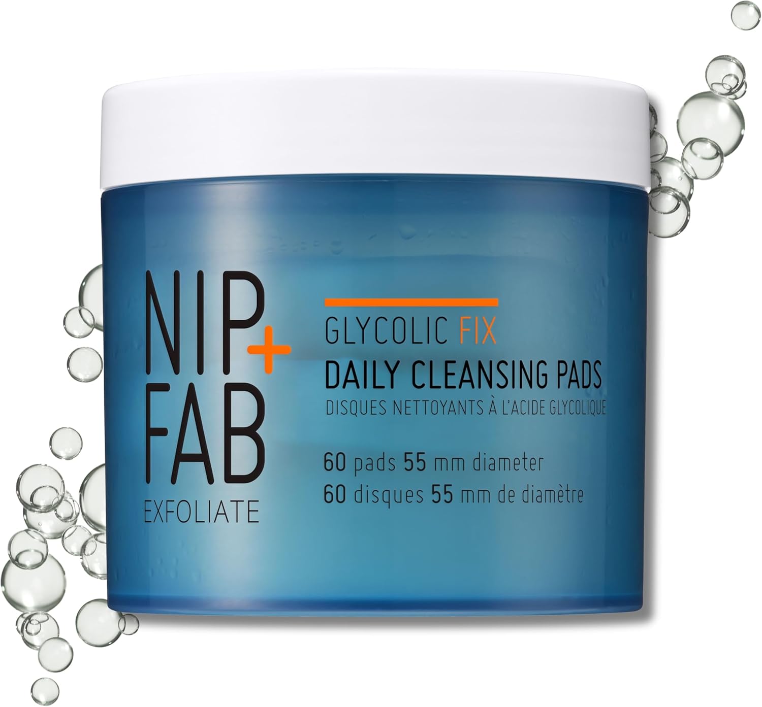 Nip + Fab Glycolic Acid Fix Daily Cleansing Pads for Face with Hyaluronic Acid, Witch Hazel, Exfoliating Resurfacing AHA Facial Pad for Exfoliation Even Skin Tone Brighten Skin, 60 Pads : Amazon.co.uk: Beauty
