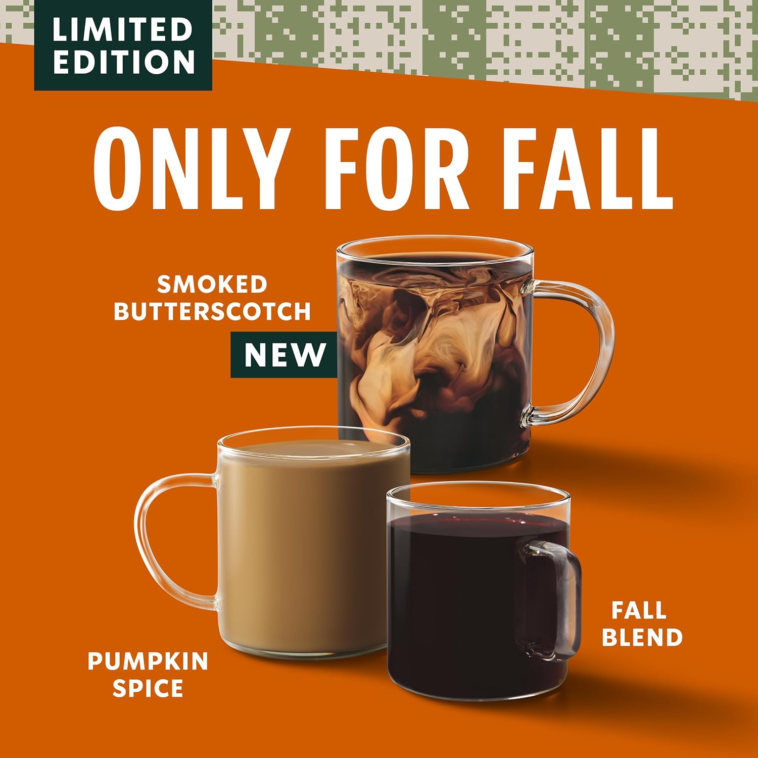 Starbucks Ground Coffee, Medium Roast Coffee, Fall Blend, 100% Arabica, Limited Edition, 6 Bags (10 Oz Each)