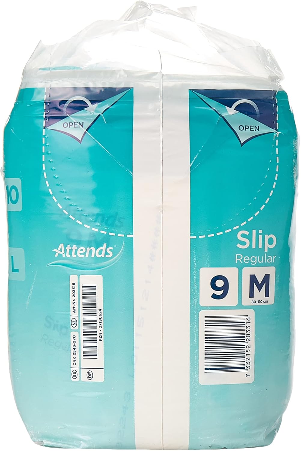 Attends Slip Active Medium 9 Incontinence Pads 1 Pack Of 28