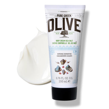Korres Olive Body Lotion For Dry Skin Moisturizer Cream With Vitamin E, Aloe And Pure Greek Olive Oil For Body Care, Hydrating & Nourishing For Smooth, Supple Skin