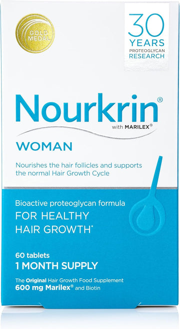 Nourkrin Woman Tablets (1 Month Supply), Multicoloured, 60 Count